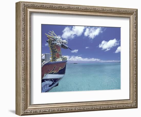 Dragon Boat, Okinawa, Japan-Dave Bartruff-Framed Photographic Print