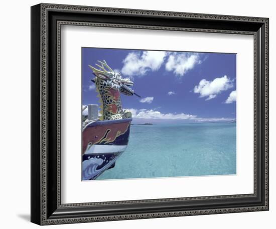 Dragon Boat, Okinawa, Japan-Dave Bartruff-Framed Photographic Print