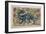 Dragon' Design for a Tile (W/C on Paper)-William De Morgan-Framed Giclee Print