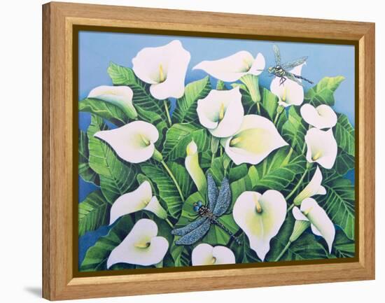 Dragon Flies-Pat Scott-Framed Premier Image Canvas