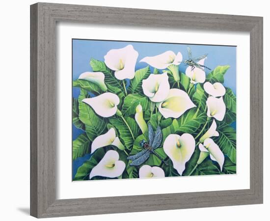 Dragon Flies-Pat Scott-Framed Giclee Print