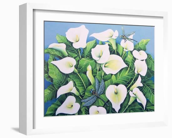 Dragon Flies-Pat Scott-Framed Giclee Print