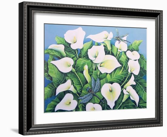 Dragon Flies-Pat Scott-Framed Giclee Print