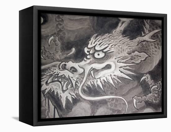 Dragon Head, Kyoto, Japan-Shin Terada-Framed Premier Image Canvas