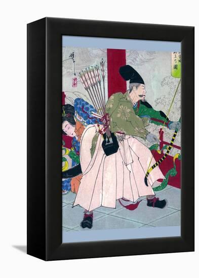 Dragon King's Palace-Taiso Yoshitoshi-Framed Stretched Canvas