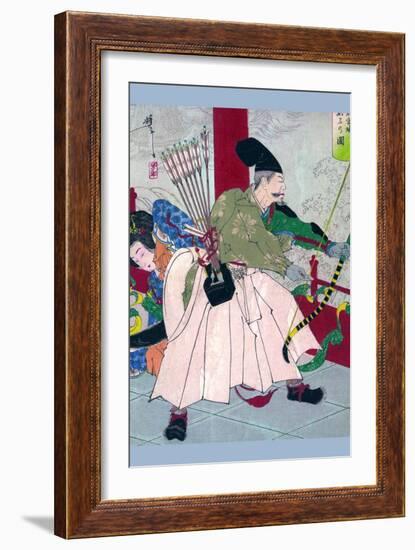 Dragon King's Palace-Taiso Yoshitoshi-Framed Art Print