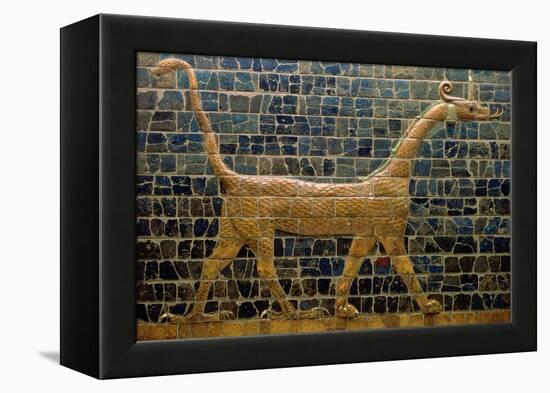 Dragon of Marduk, on the Ishtar Gate, Neo-Babylonian, 604-562 BC-null-Framed Premier Image Canvas