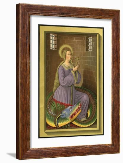 Dragon of St Margaret-null-Framed Art Print