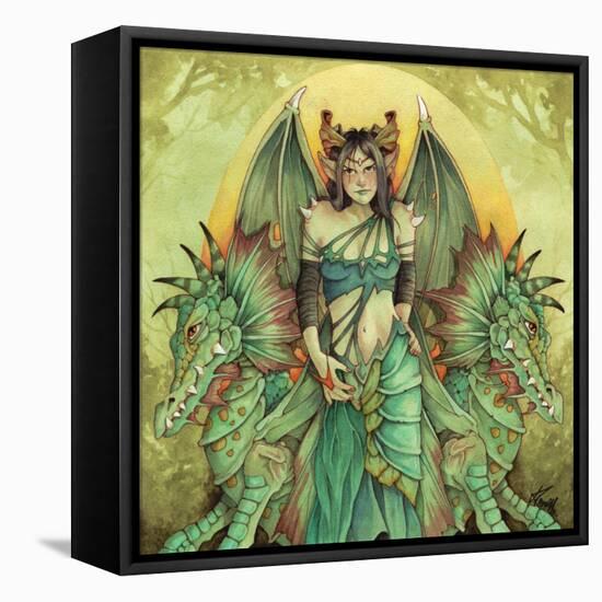 Dragon Queen-Linda Ravenscroft-Framed Premier Image Canvas