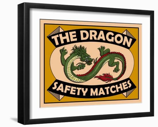 Dragon Safety Matches-Mark Rogan-Framed Art Print