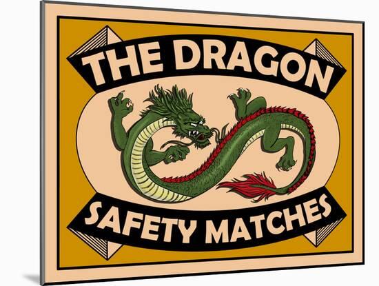 Dragon Safety Matches-Mark Rogan-Mounted Art Print