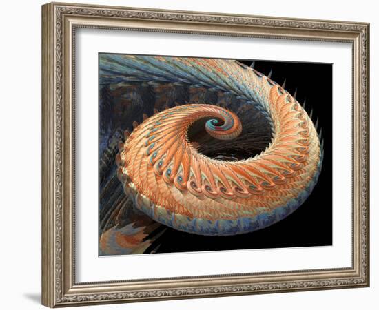 Dragon Tail Fractal-Laguna Design-Framed Photographic Print