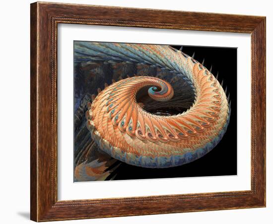 Dragon Tail Fractal-Laguna Design-Framed Photographic Print