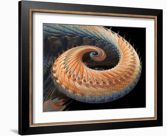 Dragon Tail Fractal-Laguna Design-Framed Photographic Print