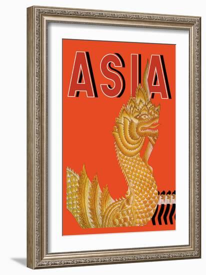 Dragon Temple of Siam-Frank Mcintosh-Framed Premium Giclee Print