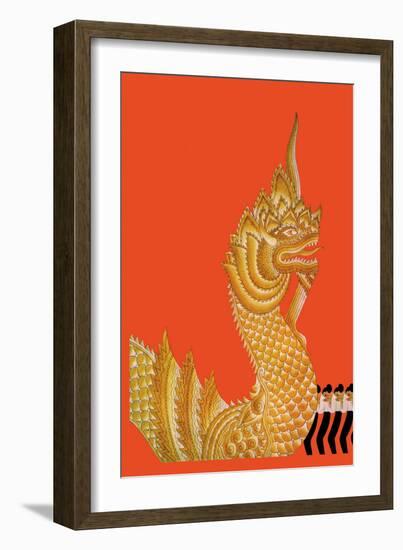 Dragon Temple of Siam-Frank Mcintosh-Framed Art Print