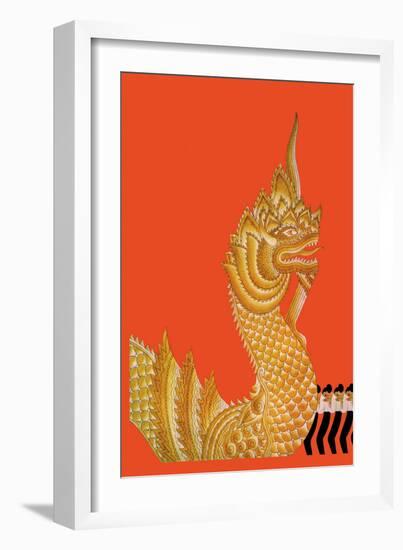 Dragon Temple of Siam-Frank Mcintosh-Framed Art Print