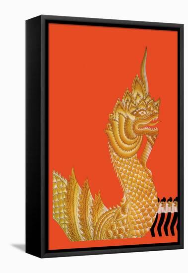 Dragon Temple of Siam-Frank Mcintosh-Framed Stretched Canvas