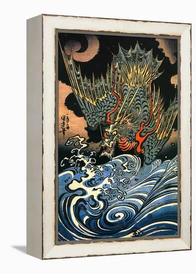 Dragon-Kuniyoshi Utagawa-Framed Premier Image Canvas