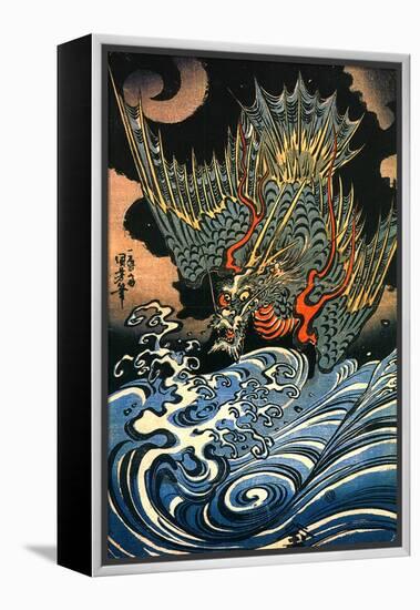 Dragon-Kuniyoshi Utagawa-Framed Premier Image Canvas