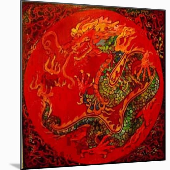 Dragon-Linda Arthurs-Mounted Giclee Print