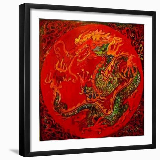 Dragon-Linda Arthurs-Framed Premium Giclee Print