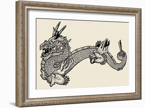 Dragon-null-Framed Giclee Print