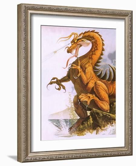 Dragon-English School-Framed Giclee Print