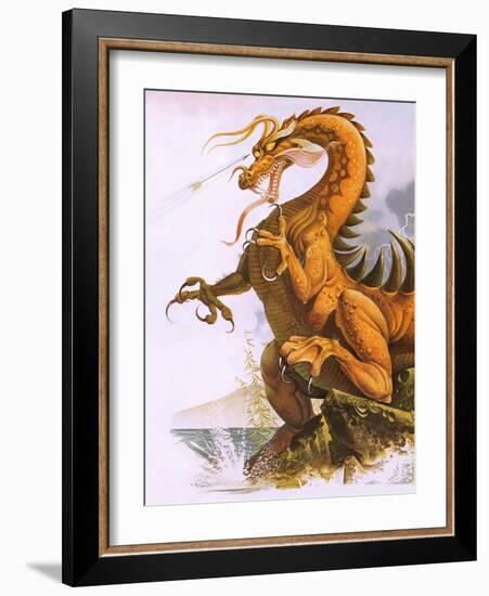 Dragon-English School-Framed Giclee Print