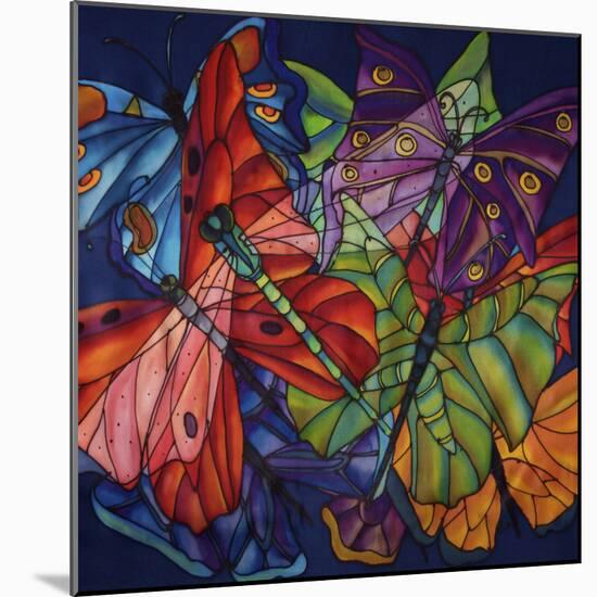 Dragonflies And Butterflies-Holly Carr-Mounted Giclee Print