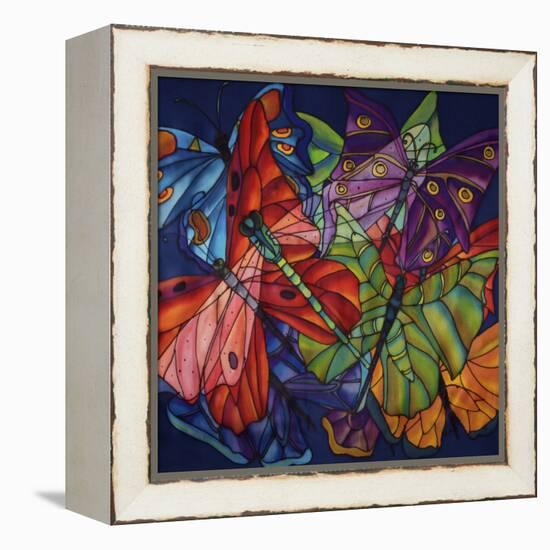 Dragonflies And Butterflies-Holly Carr-Framed Stretched Canvas