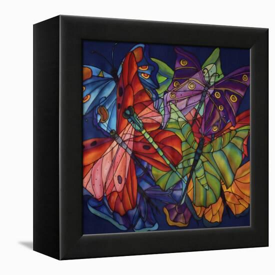 Dragonflies And Butterflies-Holly Carr-Framed Stretched Canvas