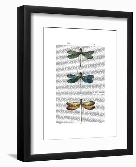 Dragonflies Print 1-Fab Funky-Framed Art Print