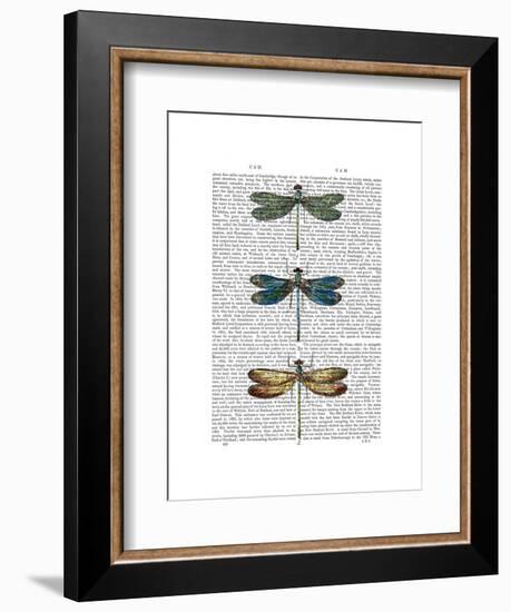 Dragonflies Print 1-Fab Funky-Framed Art Print