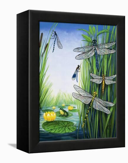 Dragonflies-null-Framed Premier Image Canvas