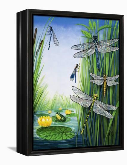 Dragonflies-null-Framed Premier Image Canvas