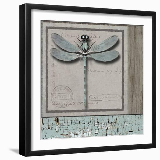 Dragonfly Blue-Karen Williams-Framed Giclee Print