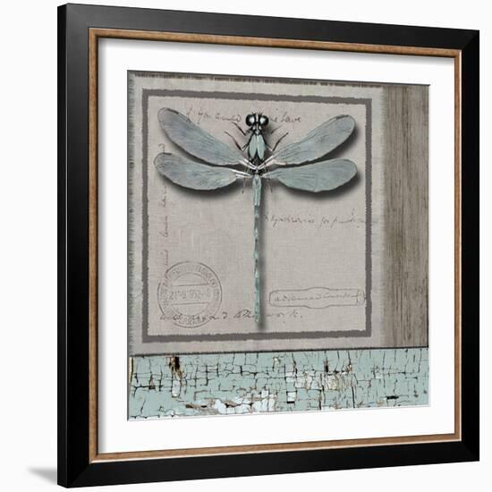 Dragonfly Blue-Karen Williams-Framed Giclee Print