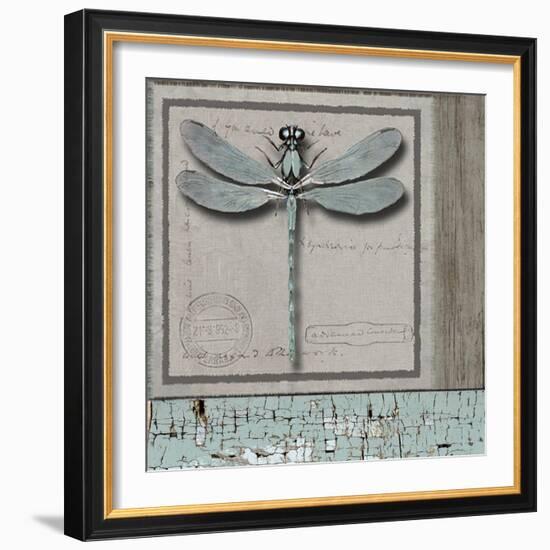 Dragonfly Blue-Karen Williams-Framed Giclee Print