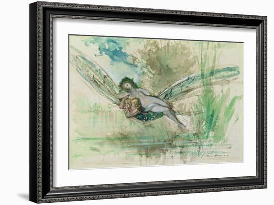 Dragonfly, c.1884-Gustave Moreau-Framed Giclee Print