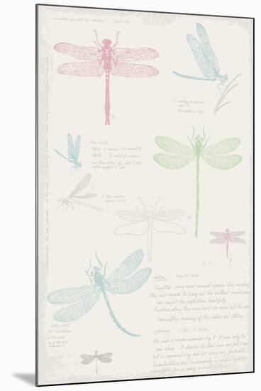 Dragonfly Diary-Maria Mendez-Mounted Giclee Print