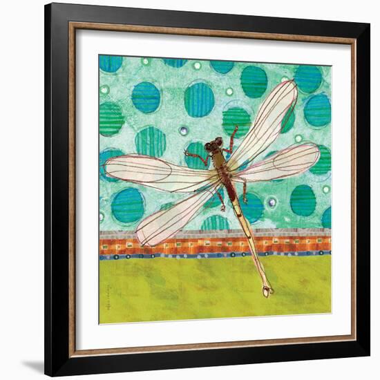 Dragonfly Earthtones-Robbin Rawlings-Framed Premium Giclee Print