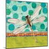 Dragonfly Earthtones-Robbin Rawlings-Mounted Art Print