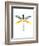 Dragonfly Goes Mod Two-Jan Weiss-Framed Art Print