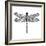 Dragonfly II-Clara Wells-Framed Giclee Print