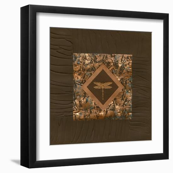 Dragonfly Relief I-Nancy Slocum-Framed Art Print