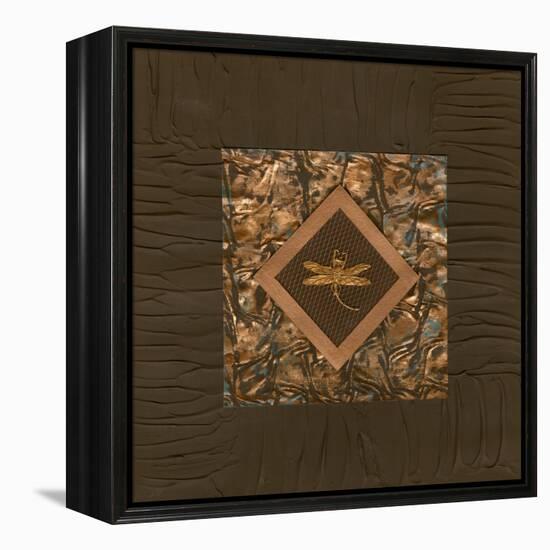 Dragonfly Relief II-Nancy Slocum-Framed Stretched Canvas