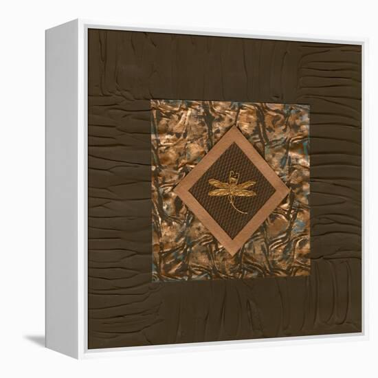 Dragonfly Relief II-Nancy Slocum-Framed Stretched Canvas