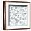 Dragonfly Seamless Pattern. Fern Botanical Background. Vector Illustration-adehoidar-Framed Art Print