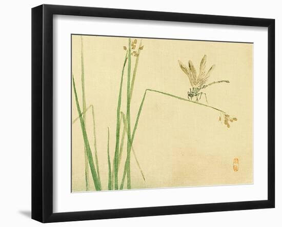 Dragonfly-Bairei Kono-Framed Giclee Print
